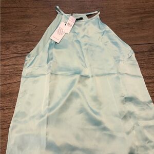 Ann Taylor Aqua Sleeveless Top